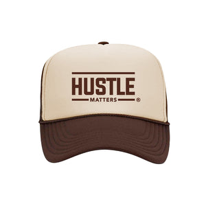 Hustle Matters® Brown/Khaki Trucker Hat
