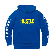 Load image into Gallery viewer, *Limited Edition* Hustle Matters® Blue Crew Hooded Sweatshirt
