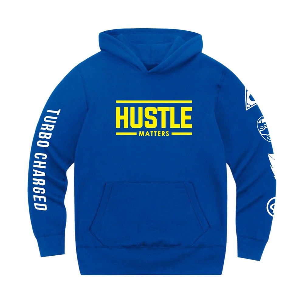 *Limited Edition* Hustle Matters® Blue Crew Hoodie